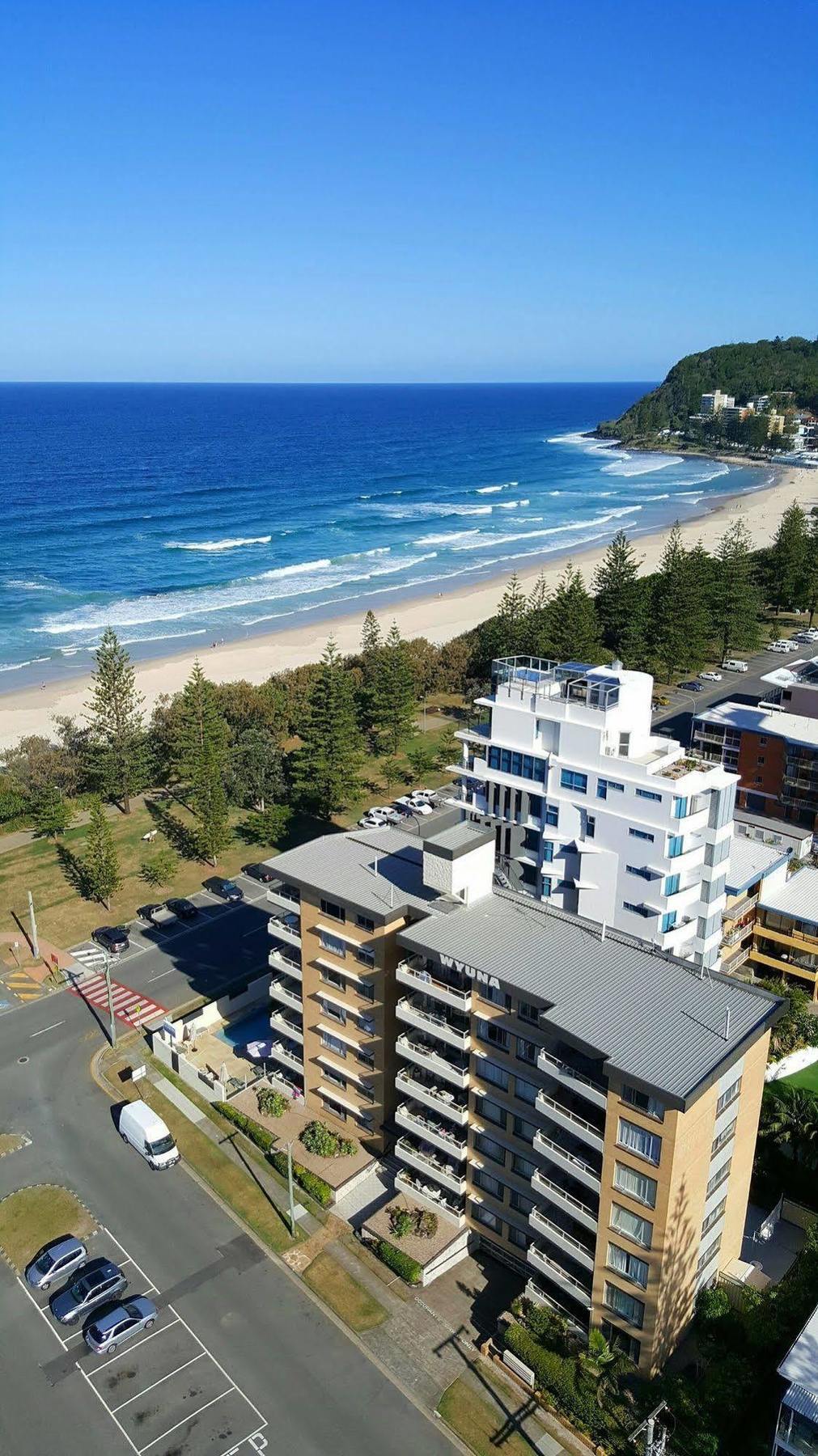 Wyuna Beachfront Holiday Apartments Gold Coast Kültér fotó